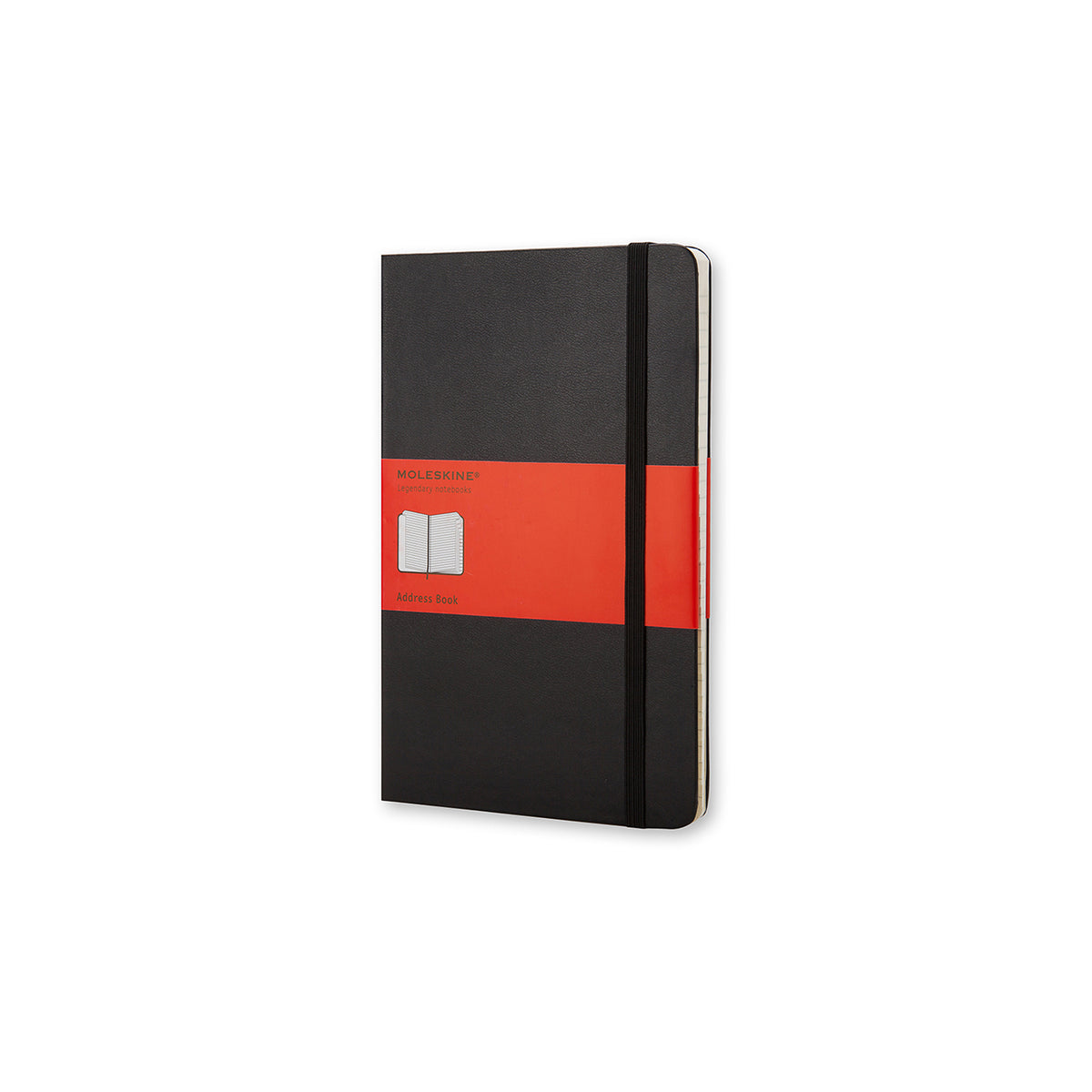 Moleskine - Classic Hard Cover Notebook - Address Book - Pocket - Black