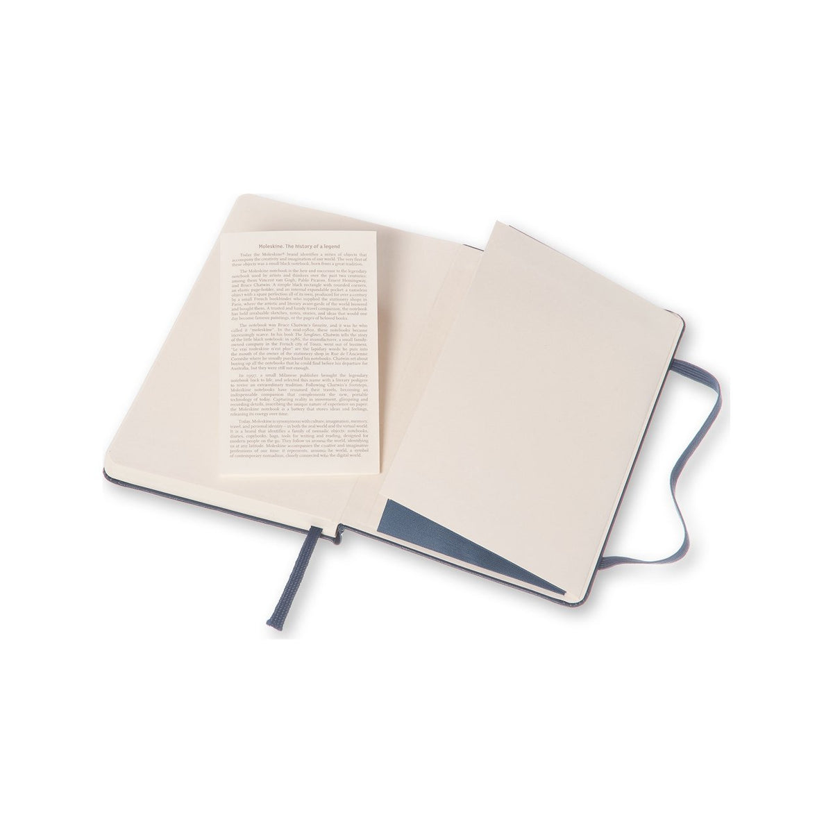Moleskine - Classic Hard Cover Notebook - Plain - Pocket - Sapphire Blue