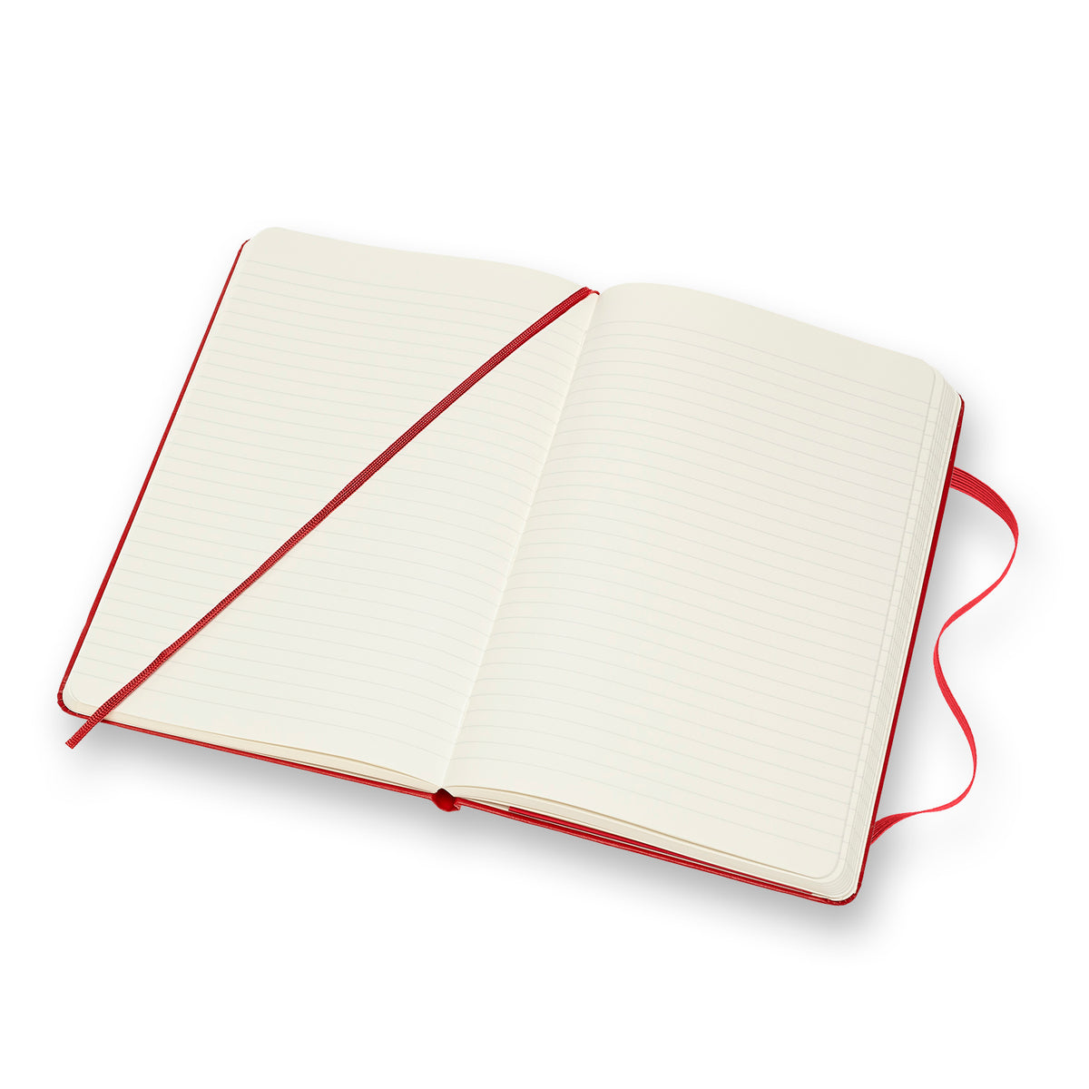 Moleskine - Classic Hard Cover Notebook - Ruled - Large - Scarlet Red