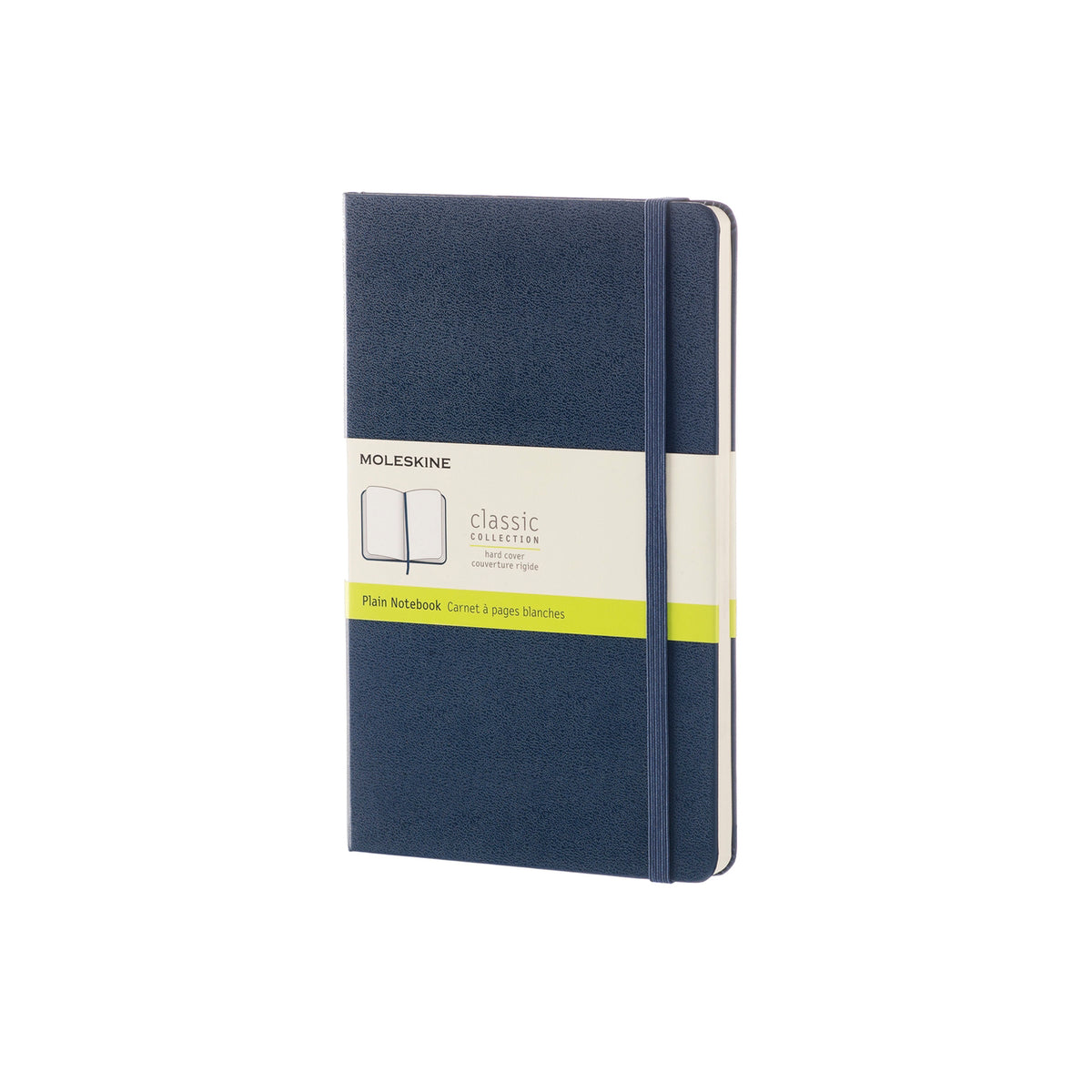 Moleskine - Classic Hard Cover Notebook - Plain - Large - Sapphire Blue
