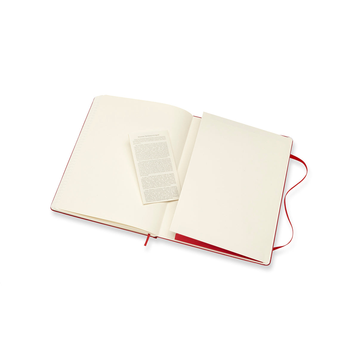 Moleskine - Classic Hard Cover Notebook - Ruled - Extra Large - Scarlet Red