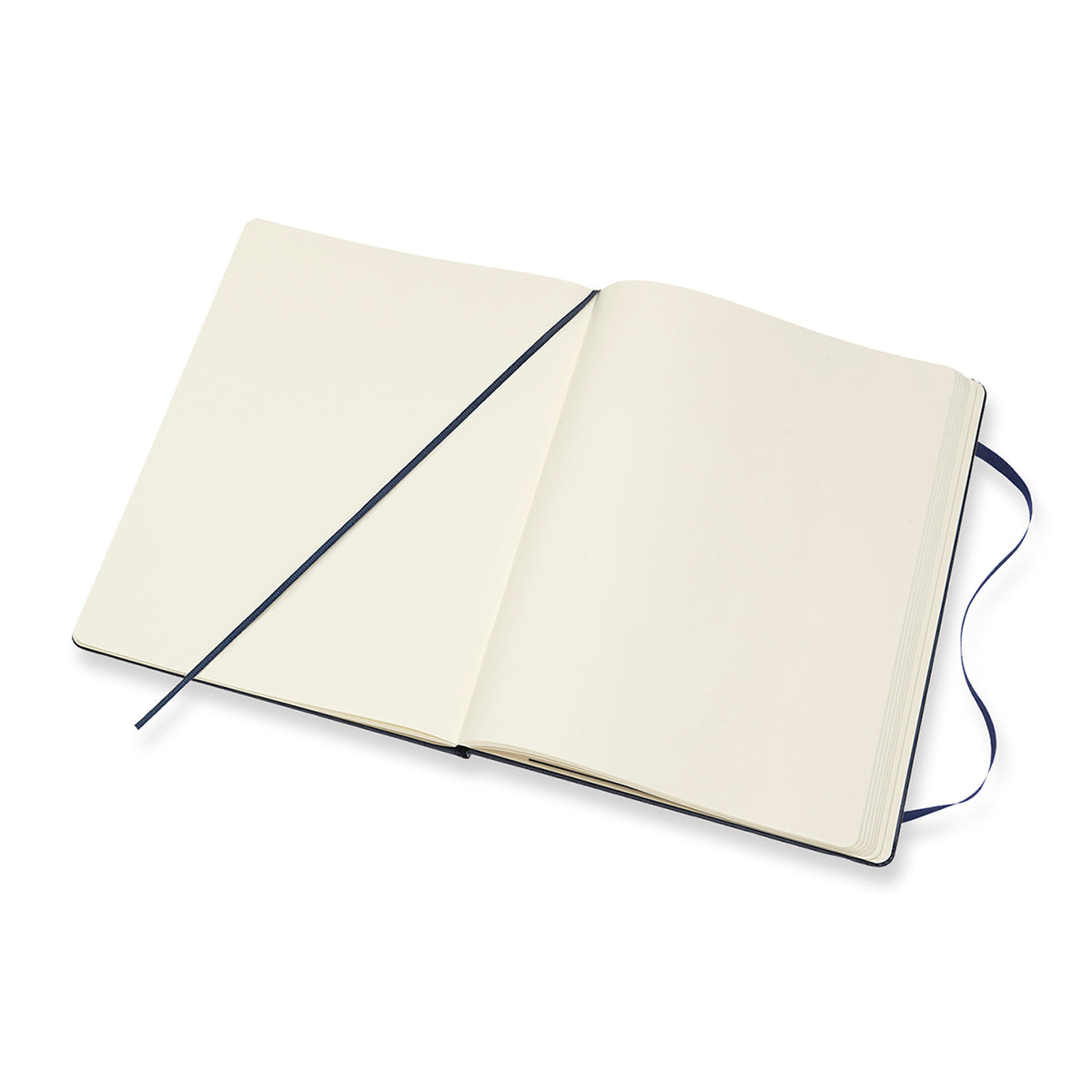 Moleskine - Classic Hard Cover Notebook - Plain - Extra Large - Sapphire Blue