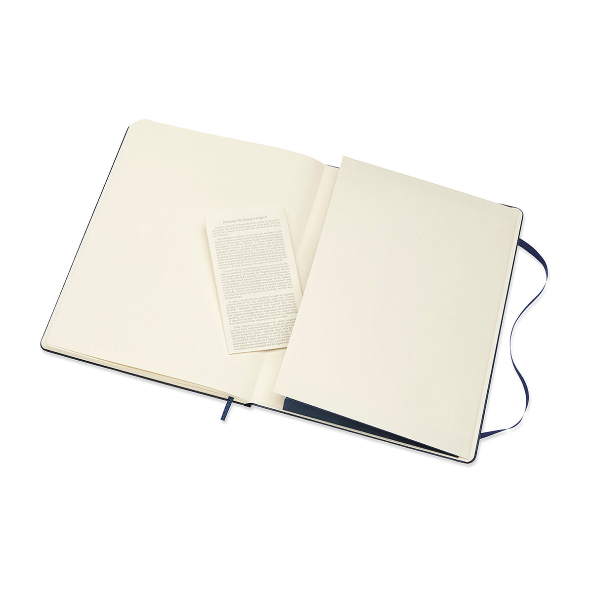 Moleskine - Classic Hard Cover Notebook - Plain - Extra Large - Sapphire Blue