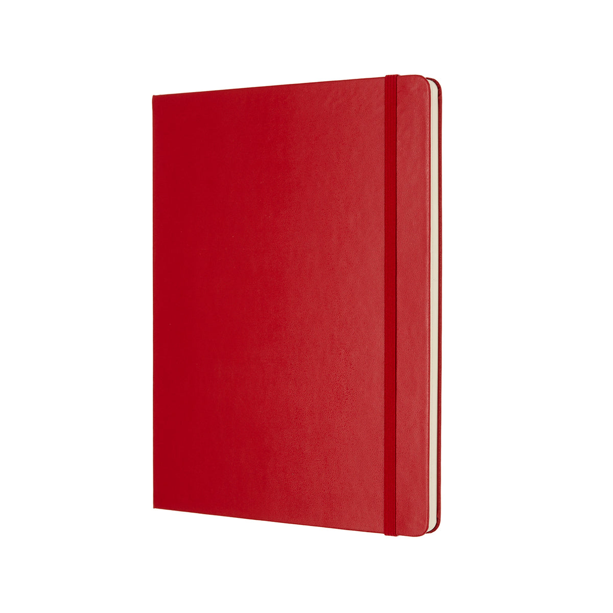 Moleskine - Classic Hard Cover Notebook - Plain - Extra Large - Scarlet Red