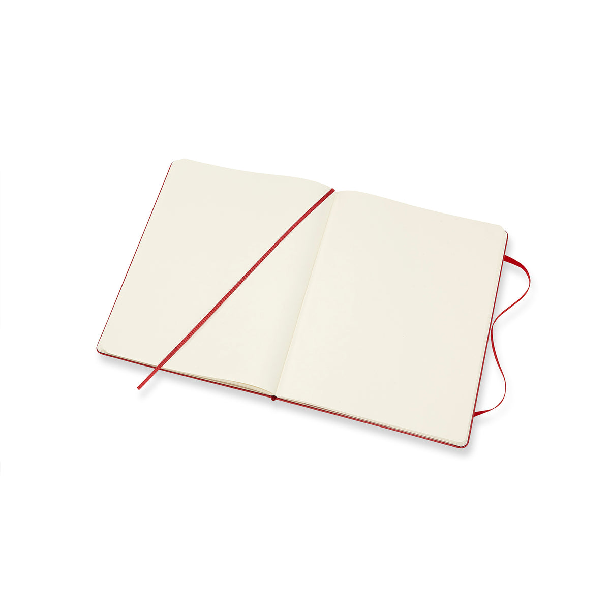 Moleskine - Classic Hard Cover Notebook - Plain - Extra Large - Scarlet Red