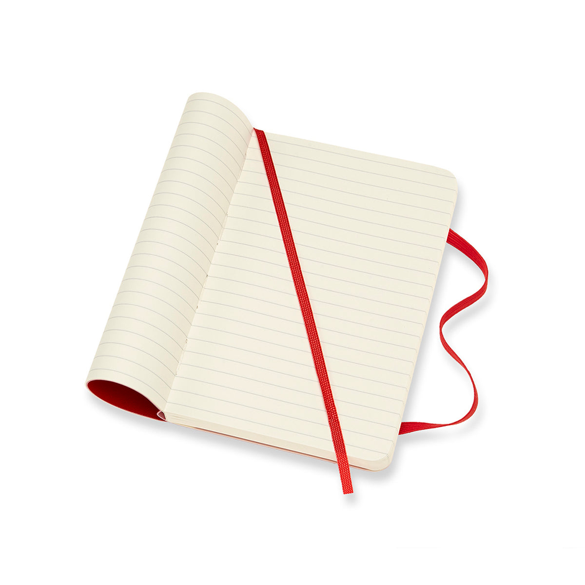 Moleskine - Classic Soft Cover Notebook - Ruled - Pocket - Scarlet Red