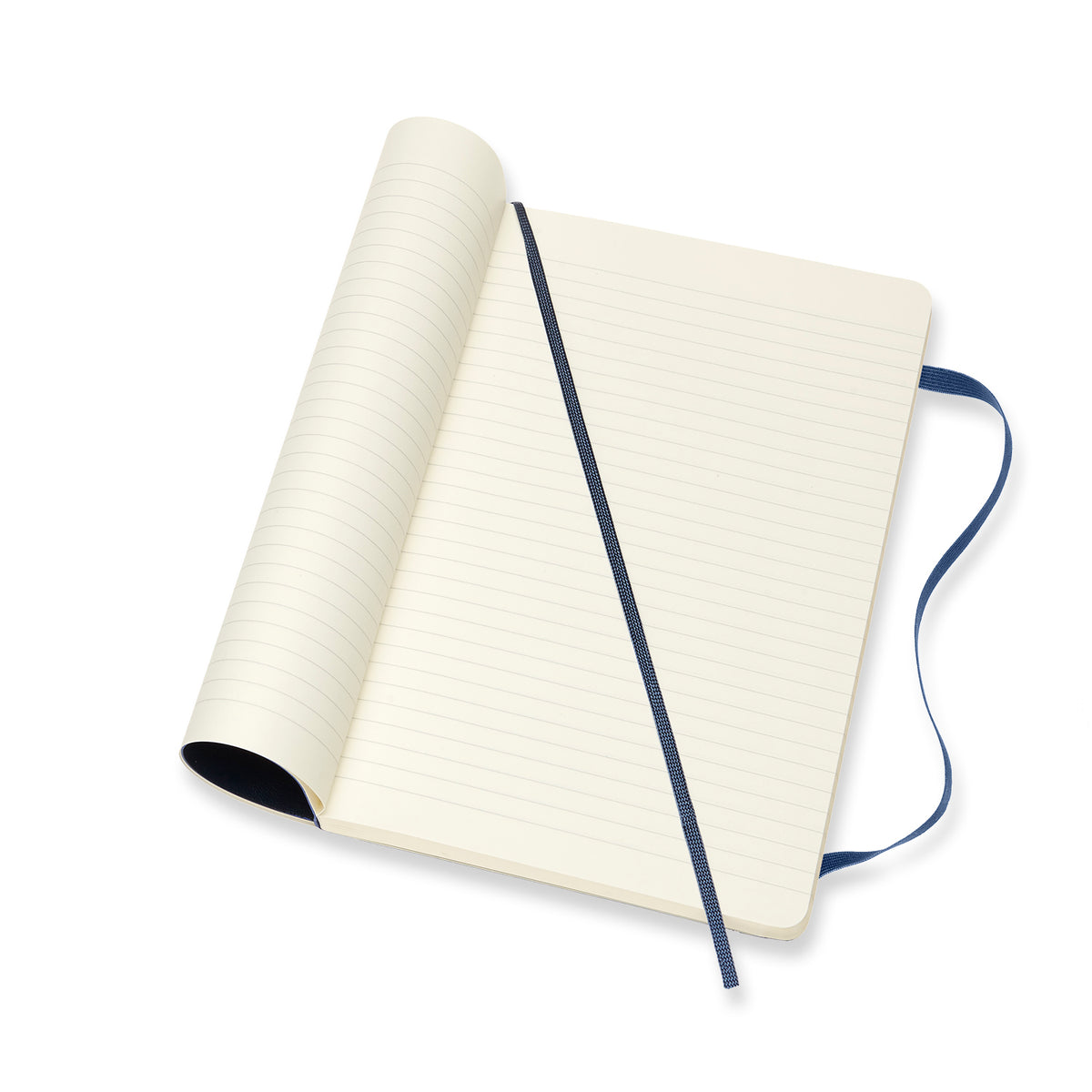 Moleskine - Classic Soft Cover Notebook - Ruled - Large - Sapphire Blue