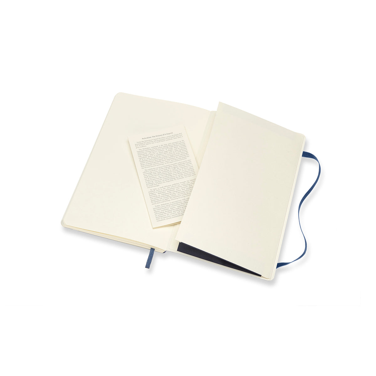 Moleskine - Classic Soft Cover Notebook - Plain - Large - Sapphire Blue