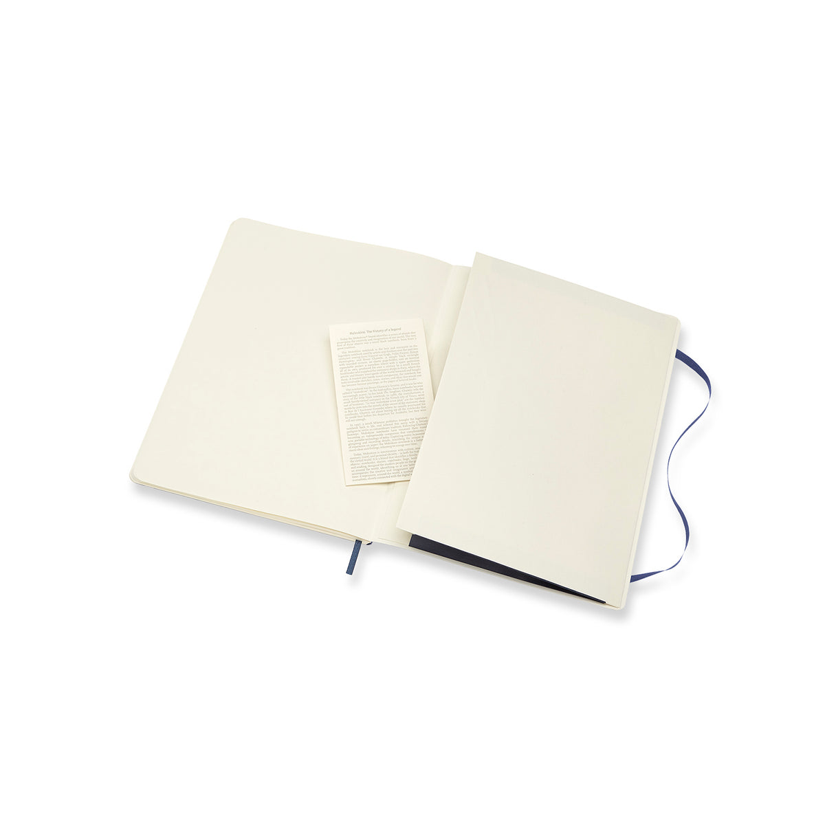 Moleskine - Classic Soft Cover Notebook - Plain - Extra Large - Sapphire Blue