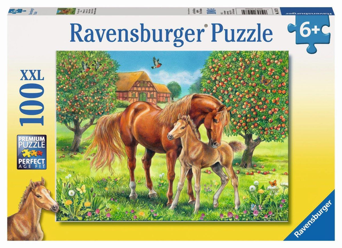 Horses In The Field 100pc Puzzle (Ravensburger Puzzle)