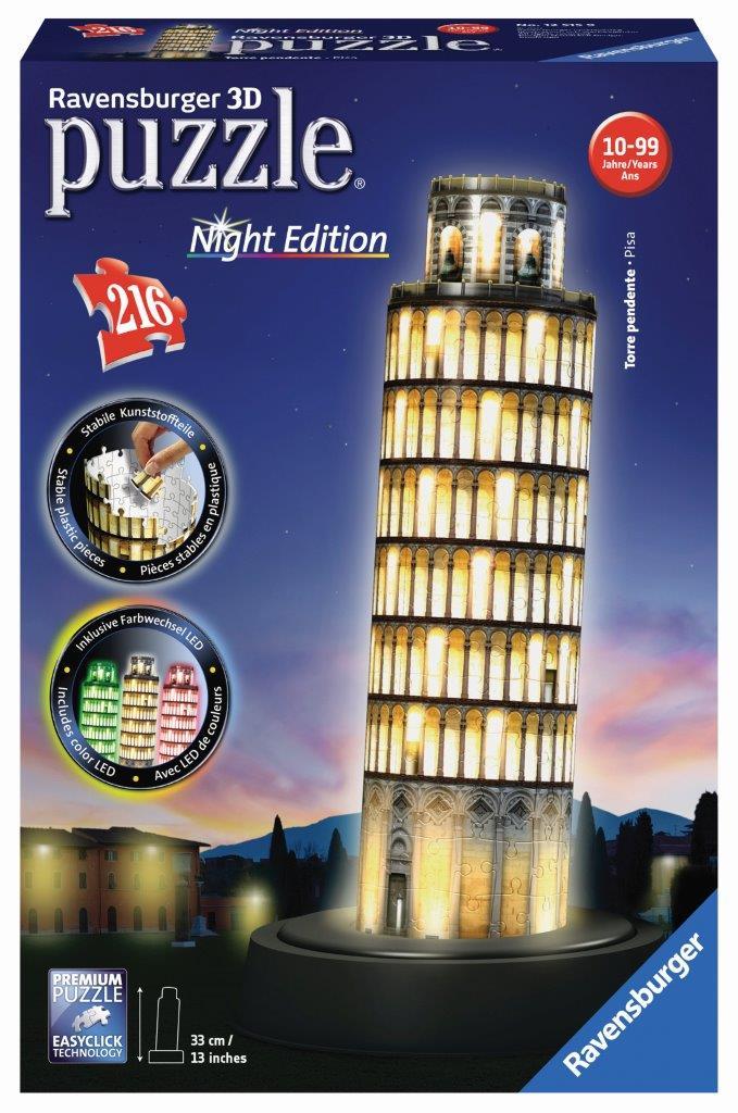Pisa At Night 3D Puzzle 216pc (Ravensburger Puzzle)