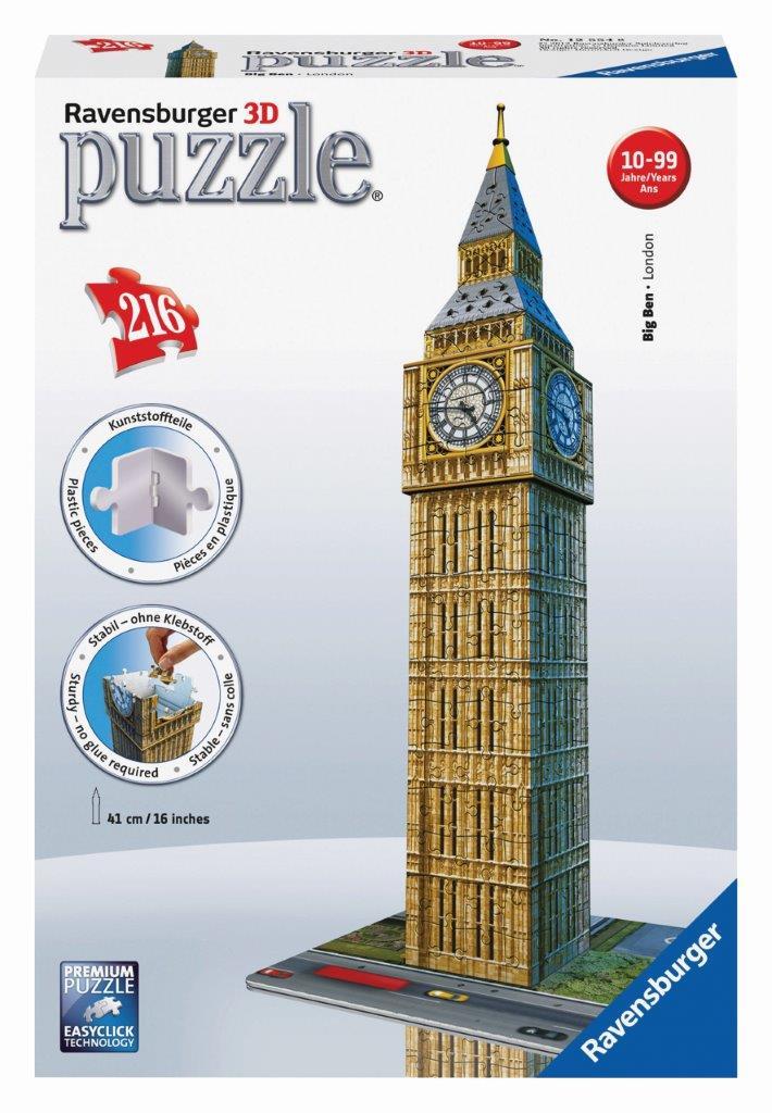 Big Ben 3D Puzzle 216pc (Ravensburger Puzzle)