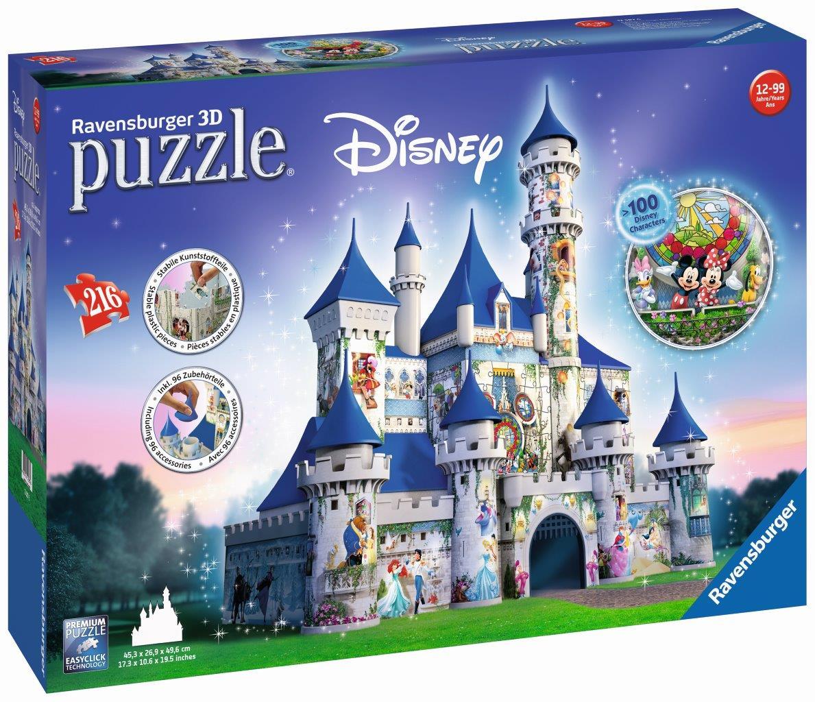 Disney Castle 3D Puzzle 216pc (Ravensburger Puzzle)