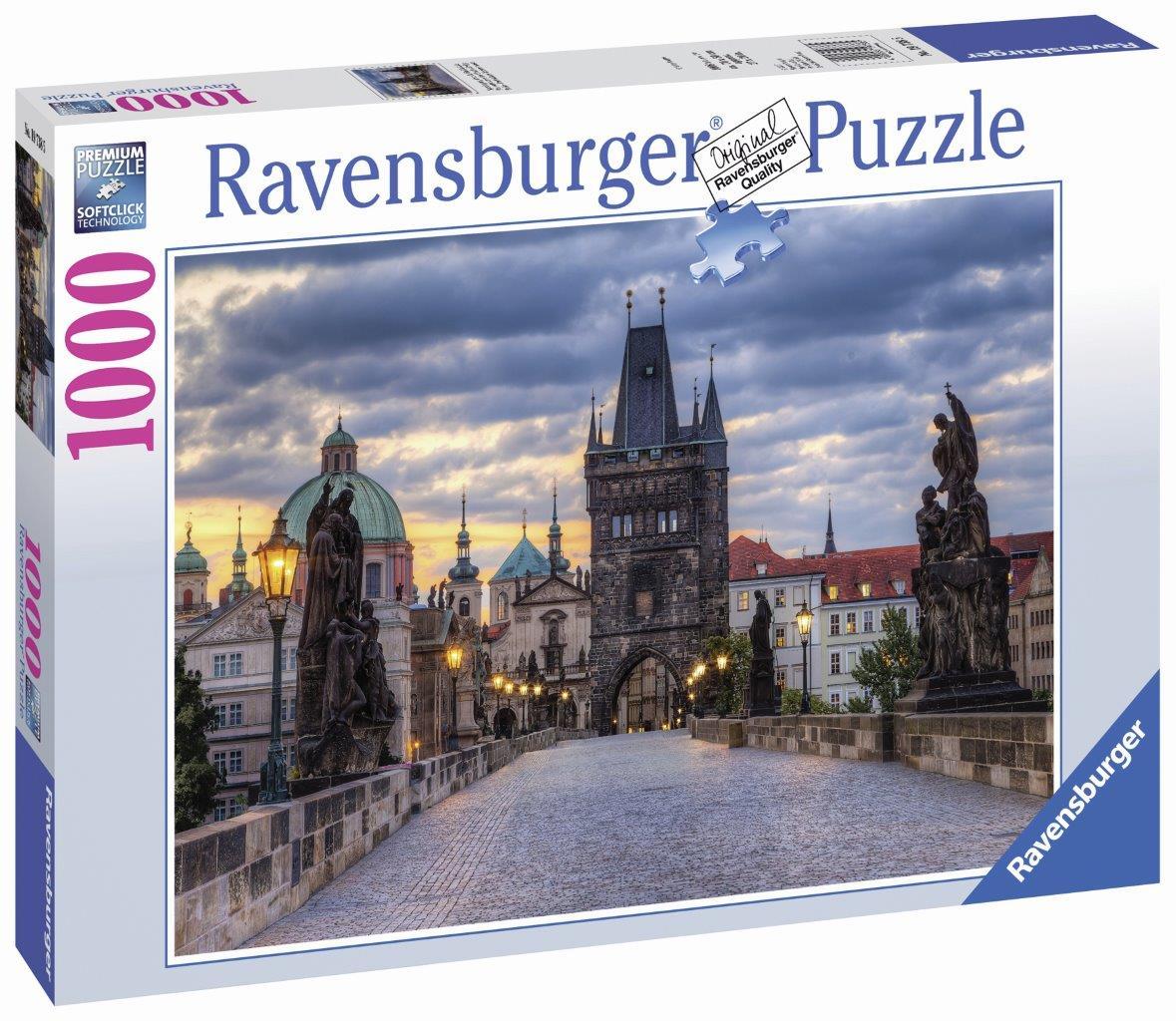 Across Charles Bridge At Dawn Puzzle 1000pc (Ravensburger Puzzle)