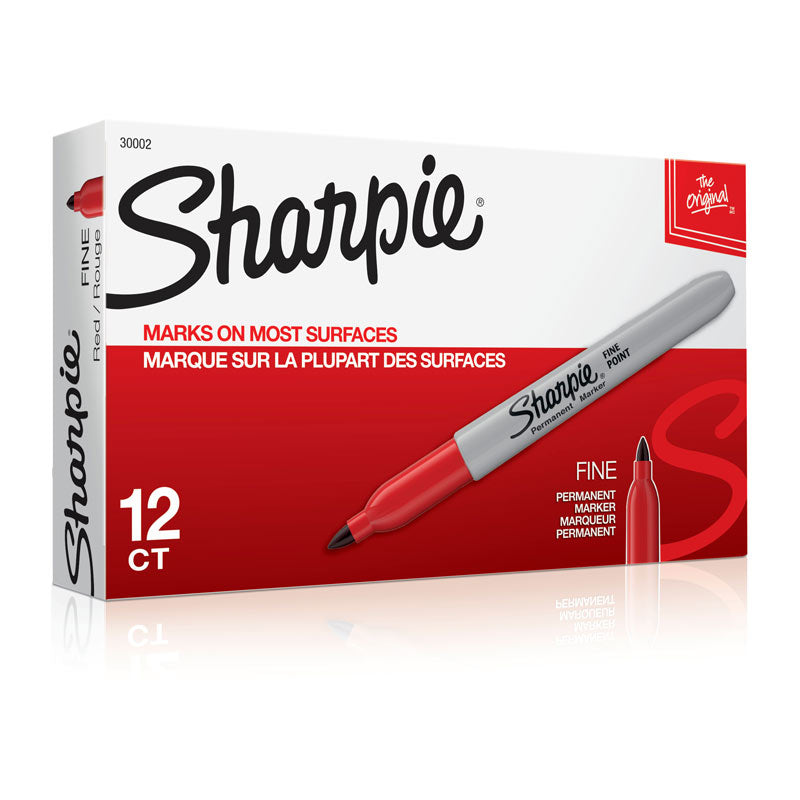 Sharpie FP PermMarker Red