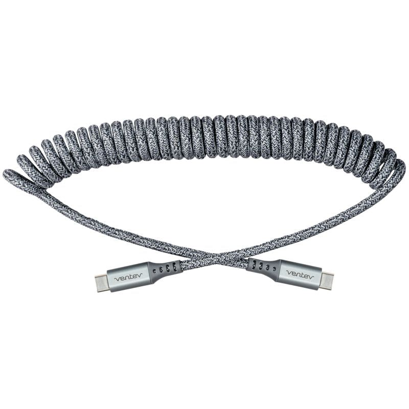 Ventev USBC-USBC Coiled Cable