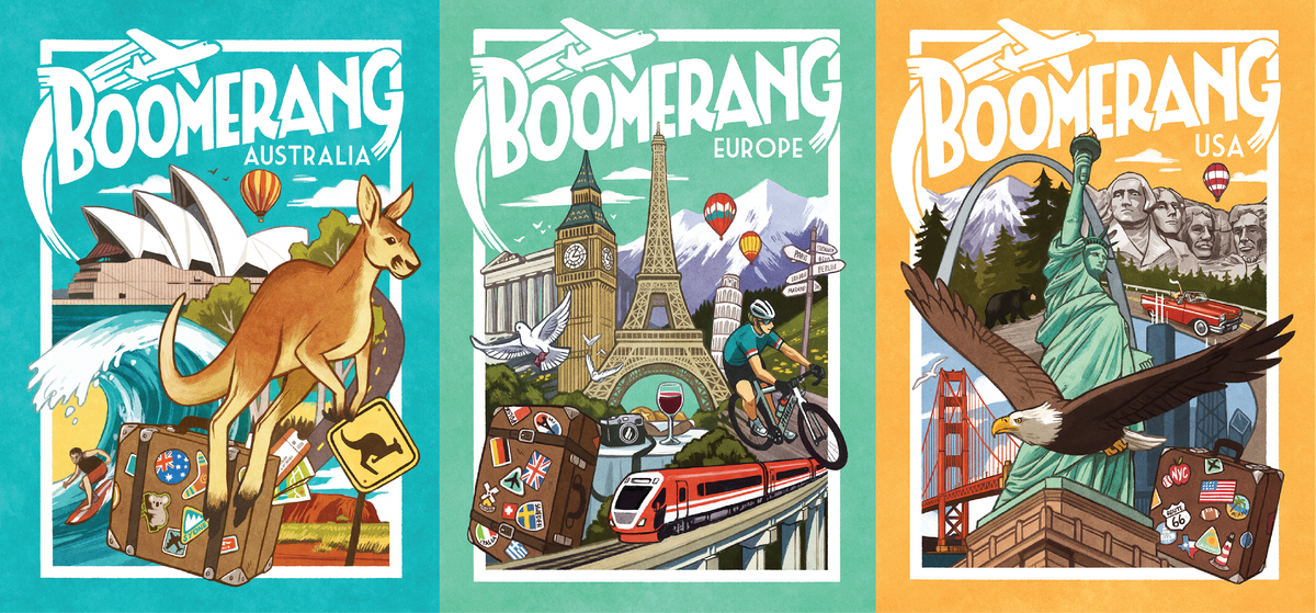 Boomerang Australia + USA + Europe Bundle