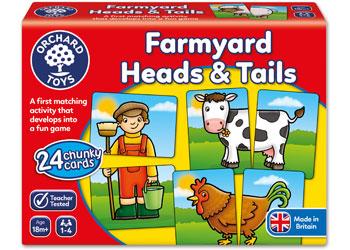 Orchard Toys Farmyard Heads And Tails