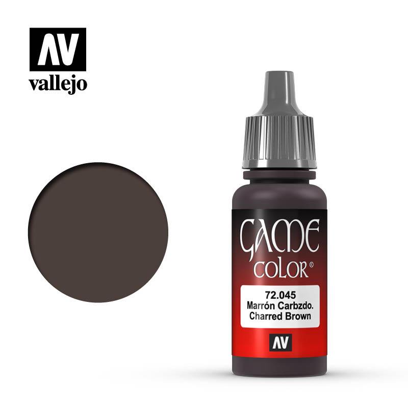 Vallejo Game Colour Charred Brown 17 ml