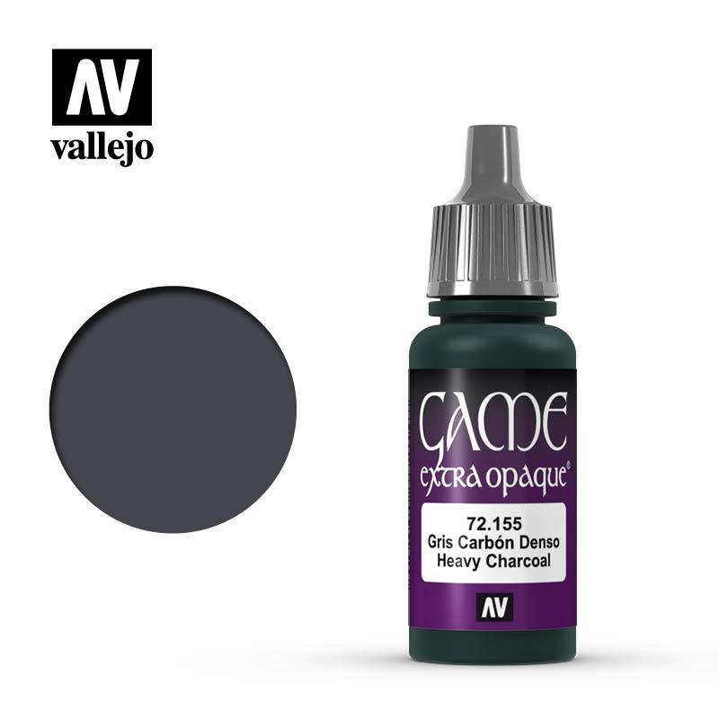 Vallejo Game Colour Extra Opaque Heavy Charcoal 17 ml