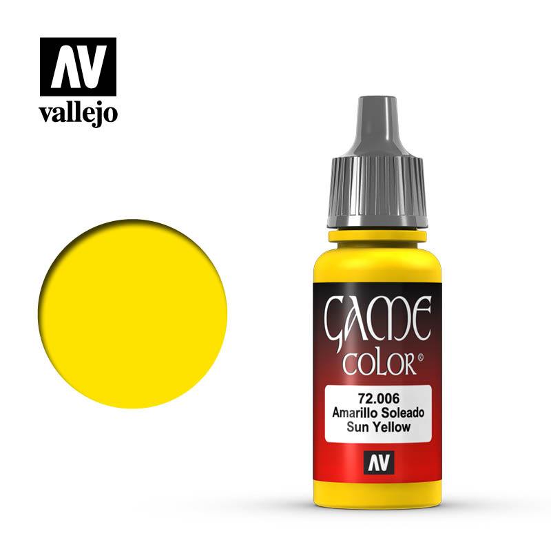 Vallejo Game Colour Sun Yellow 17 ml