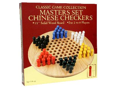 Chinese Checkers - 15&quot; Wooden Master Set (Hansen)