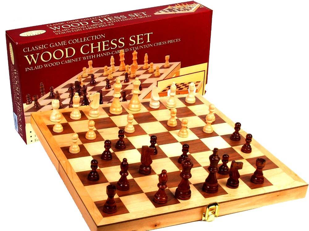 Chess - 15&quot; Wooden Set (Hansen)