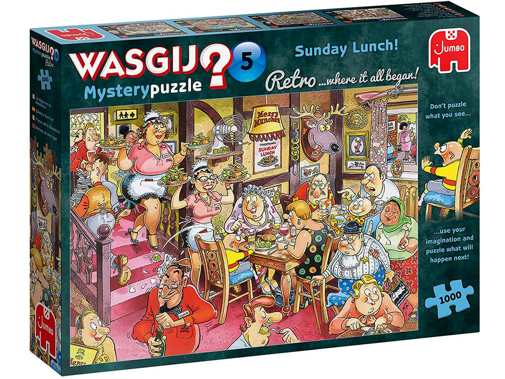 WASGIJ? Mystery #5 (Retro) - Sunday Lunch! 1000pc Puzzle
