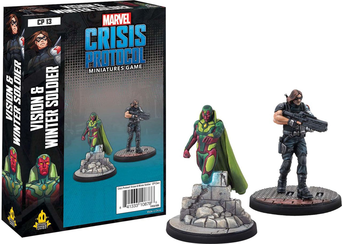 Vision and Winter Soldier Expansion (Marvel Crisis Protocol Miniatures Game)