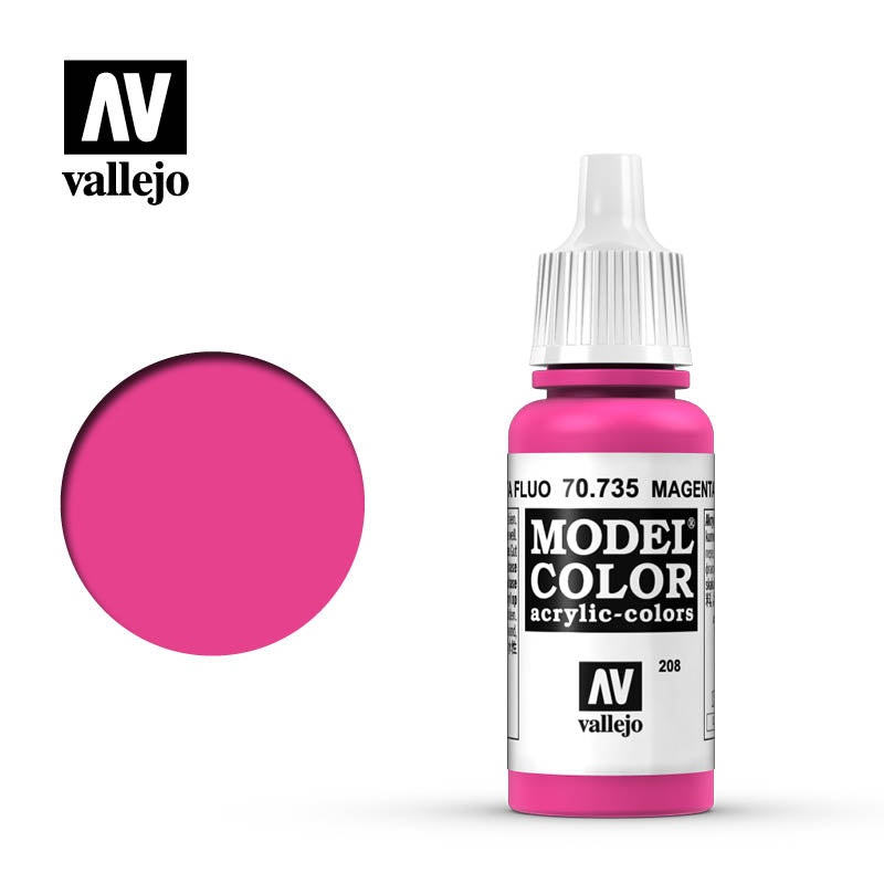 Vallejo Model Colour - Fluorescent Magenta 17ml