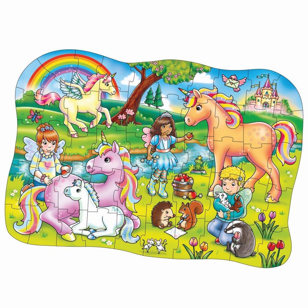 Orchard Jigsaw - Unicorn Friends Puzzle And Poster 50pc