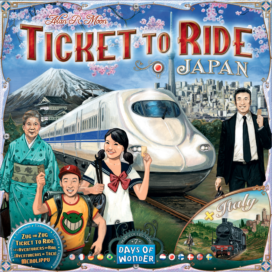 Ticket To Ride Map Collection Vol. 7 Japan And Italy
