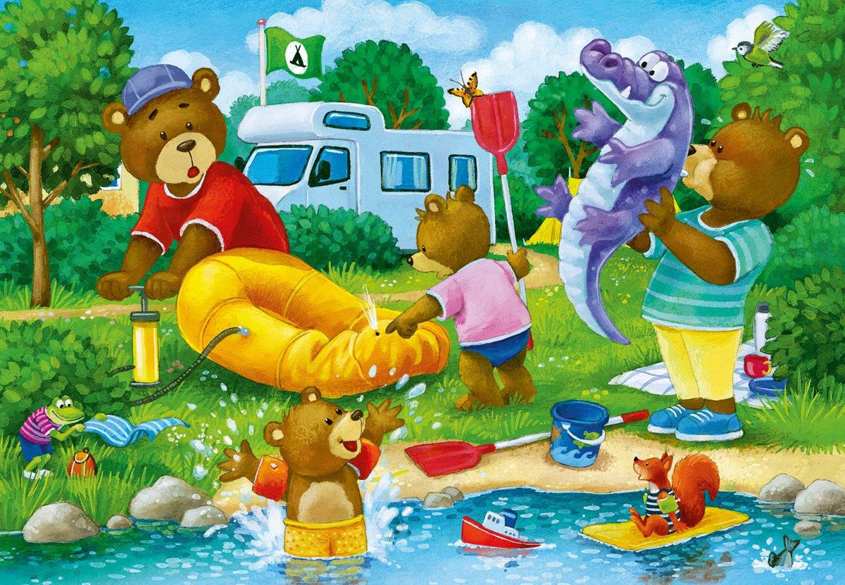 Bear Family Camping Trip 2x24pc (Ravensburger Puzzle)