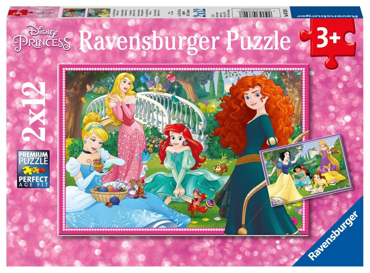Disney in the World of Princes 2x12pc (Ravensburger Puzzle)