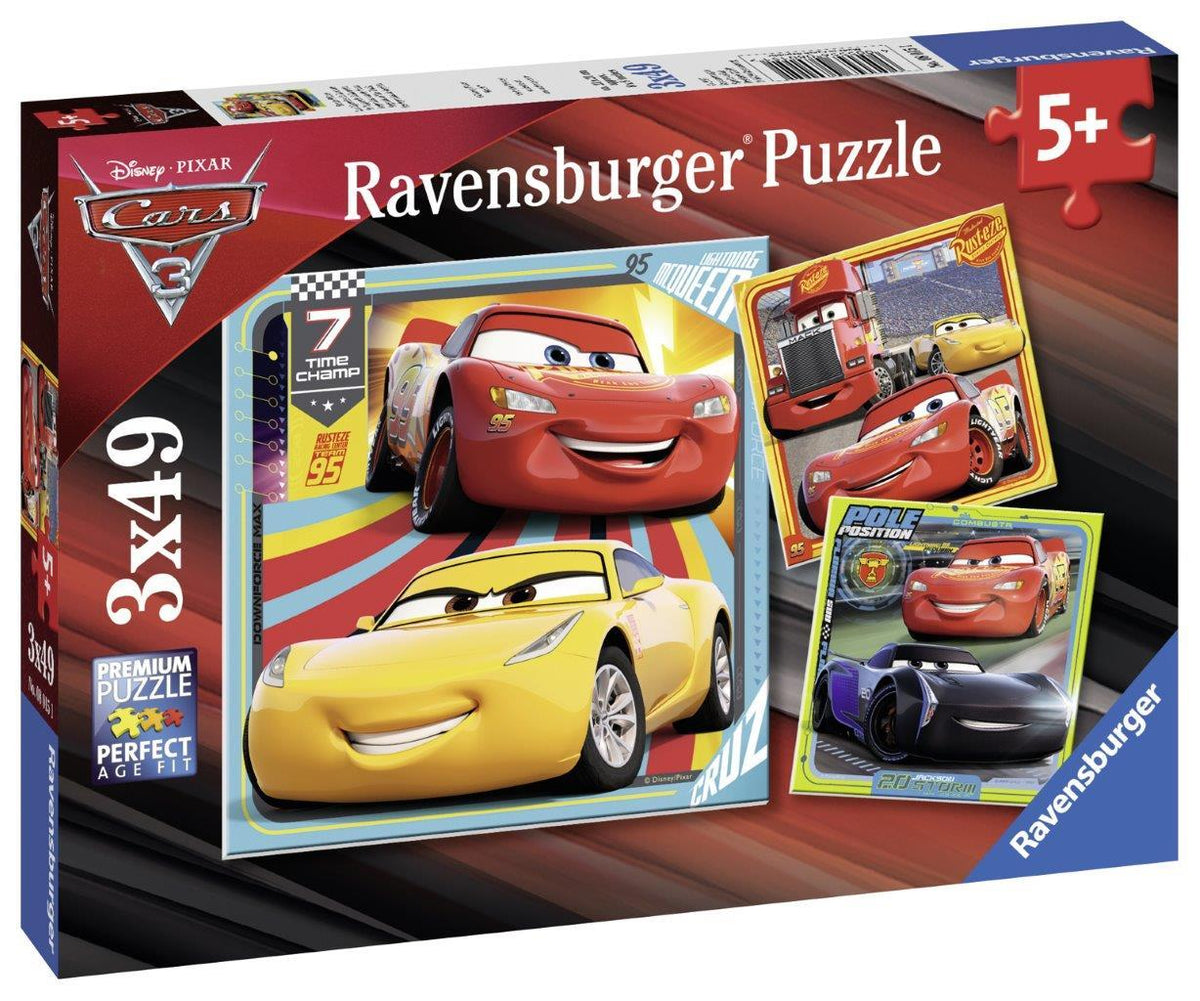 Disney Cars 3 Collection 3x49pc (Ravensburger Puzzle)