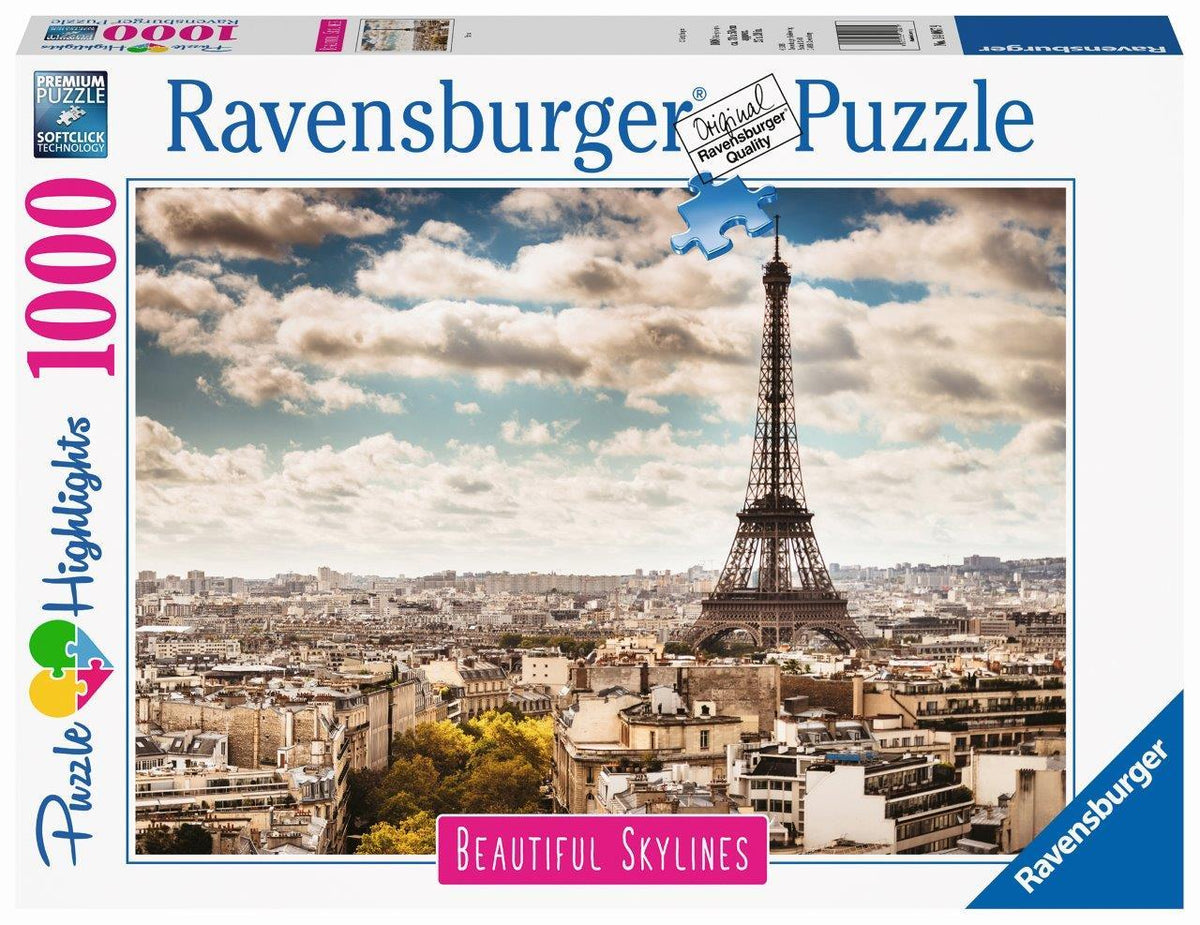 Beautiful Skylines Paris 1000pc (Ravensburger Puzzle)