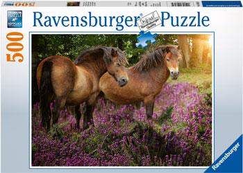 Ponies In The Flowers Puzzle 500pc (Ravensburger Puzzle)
