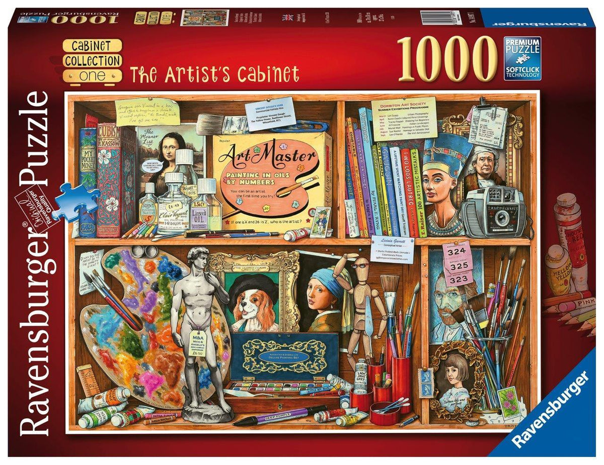 The Artists Cabinet Puzzle 1000pc (Ravensburger Puzzle)