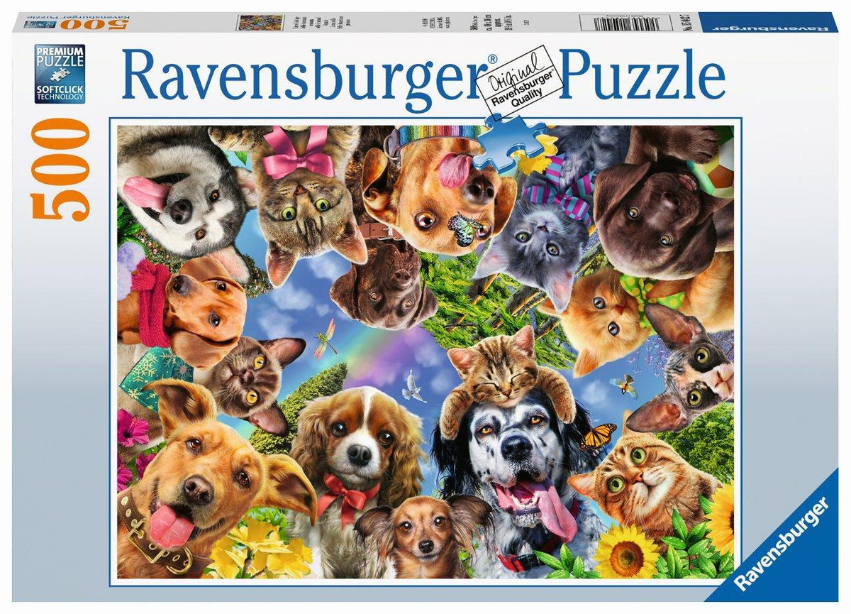 Animal Selfie 500pc (Ravensburger Puzzle)