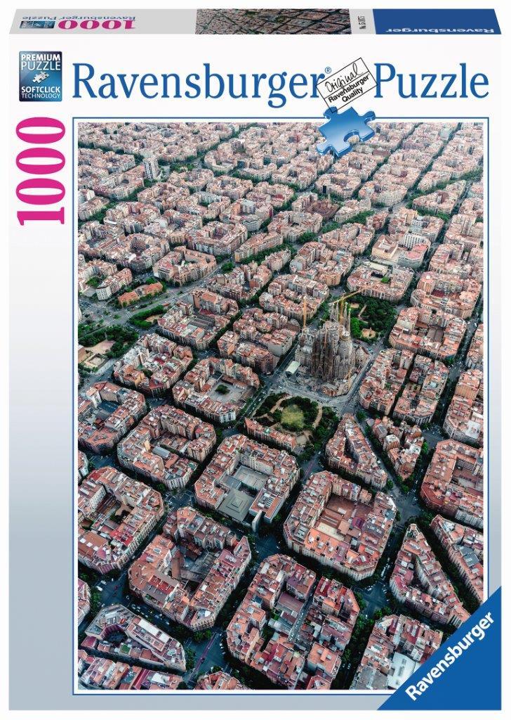 Barcelona Von Oben Puzzle 1000pc (Ravensburger Puzzle)