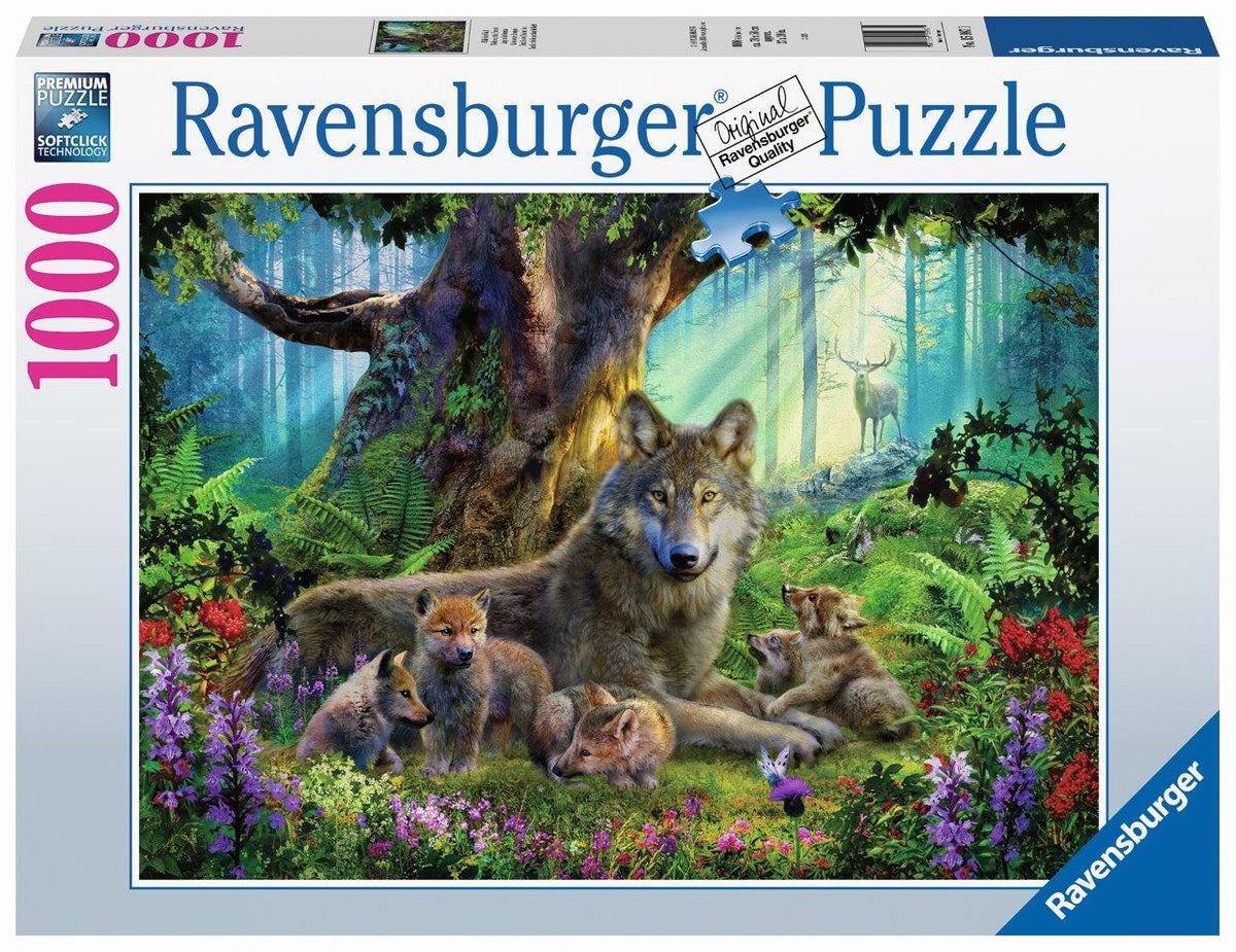 Wolves in the Forest Puzzle 1000pc (Ravensburger Puzzle)