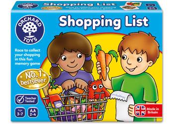 Orchard Toys - Shopping List