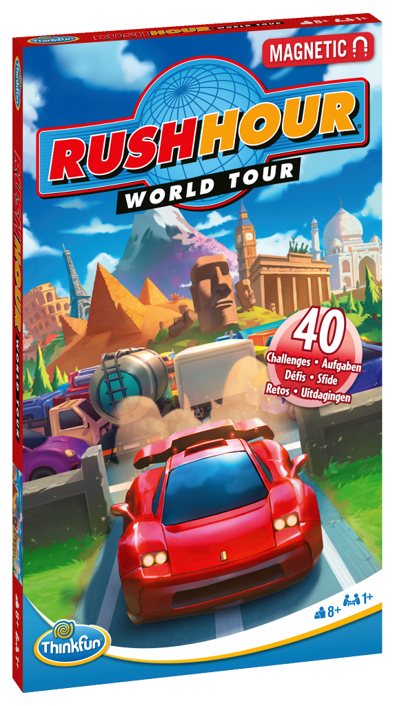 Rush Hour: World Tour - Magnetic Travel Puzzle (ThinkFun)
